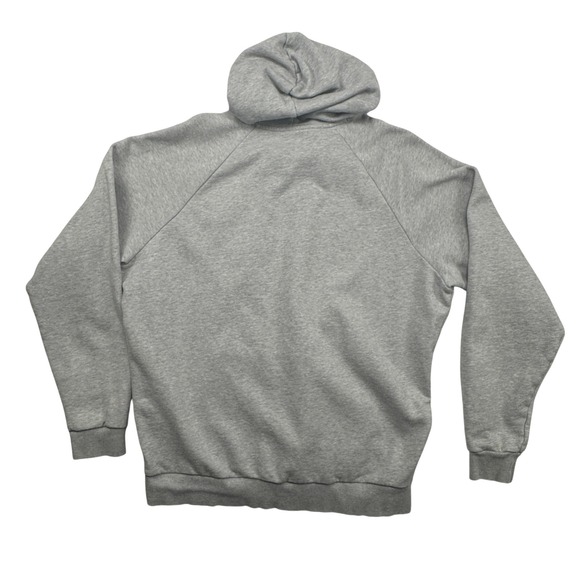 Under Armour Mens ColdGear Hoodie Gray Heather Logo Pullover Sweatshirt Large - Picture 2 of 6